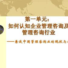 如何认知企业管理咨询及其管理咨询行业PPT